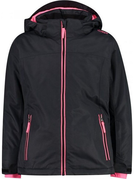 CMP Αθλητικό Παιδικό Μπουφάν Χειμωνιάτικο Softshell Αδιάβροχο Μαύρο Φούξια 39W2085-U423
