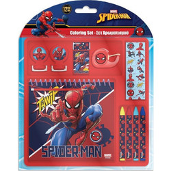 Spiderman Σετ Ζωγραφικής 18.5x2x17.5cm 12τμχ