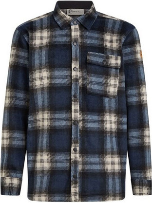 O'Neill Ανδρικό Πουκάμισο Καρό Μακρυμάνικο Overshirt Navy Μπλε 2350137-35199