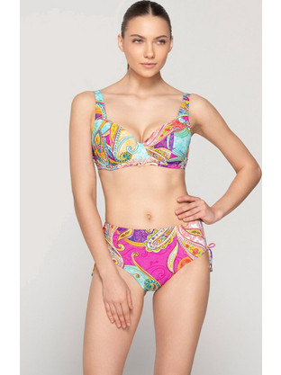 Luna Madison Bikini Set Ψηλόμεσο Πολύχρωμο 94283/94287