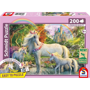 Παιδικό Puzzle Schmidt Unicorn Mare With Two Foals 200 Κομμάτια