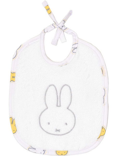 Miffy Des .54 Σαλιάρα από 100% Βαμβάκι με Κορδόνι Κίτρινη
