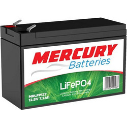 Mercury Batteries MRLFP127 Μπαταρία LiFePO4 12V 7.2Ah