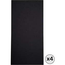 Acustico Audiodesigner Rect Ηχοαπορροφητικά Πάνελ 120x60x5cm 4τμχ Μαύρο