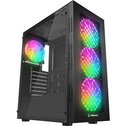 Rampage Plaid V1 OB-RMPG-0011 Gaming Midi Tower Κουτί Υπολογιστή με Πλαϊνό Παράθυρο