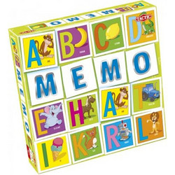 Tactic ABC Memo Επιτραπέζιο Παιχνίδι για Παιδιά 3+ Ετών για 2+ Παίκτες