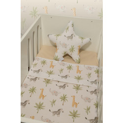 Baby Oliver Σετ Βρεφικά Σεντόνια Λίκνου / Καλαθούνας Βαμβακερά 75x110 Des 424 2τμχ