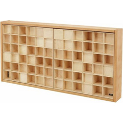 Hofa-Akustik Diffuser 50x50x11cm 2τμχ Φυσικό Ξύλο