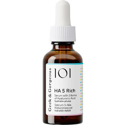 Geek & Gorgeous 101 HA 5 Rich Ενυδατικό Serum Προσώπου με Υαλουρονικό 30ml