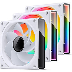 Jonsbo ZK-120WR Case Fan 120mm ARGB με Σύνδεση 3-Pin 4-Pin PWM 3τμχ White
