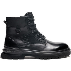 Devergo Austin Ανδρικά Αρβυλάκια Δερμάτινα Μαύρα DE25FW6042LEMZ