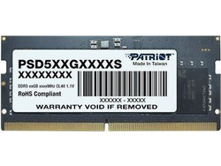 Patriot Signature 8GB (1X8GB) DDR5 RAM 5600MHz C46 SoDimm PSD58G560082