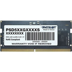 Patriot Signature 8GB (1X8GB) DDR5 RAM 5600MHz C46 SoDimm PSD58G560082