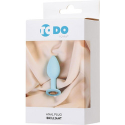 ToyFa ToDo Brilliant Small Πρωκτική Σφήνα Diamond Plug Μπλε 39-357013