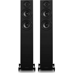 Wharfedale Diamond 12.4i Ζεύγος Ηχείων Hi-Fi Δαπέδου 200W 2.5 Δρόμων Black