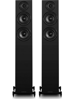 Wharfedale Diamond 12.4i Ζεύγος Ηχείων Hi-Fi Δαπέδου 200W 2.5 Δρόμων Black