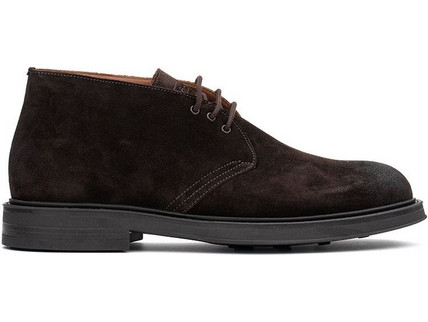 Frau Pepe Waxy Gomma Ανδρικά Μποτάκια Suede Καφέ 73A2-129