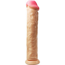 Power Escorts Rocket John Dildo με Βεντούζα 28.5cm Flesh