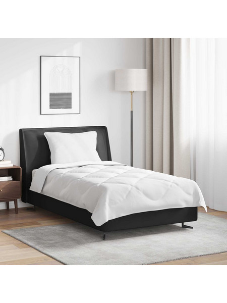 vidaXL Σετ Πάπλωμα Μονό Microfiber 155x200 2τμχ Λευκό 3376593