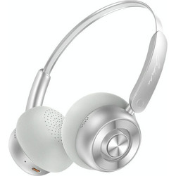 Onikuma GT820 Ασύρματα Bluetooth Ακουστικά On Ear Ασημί