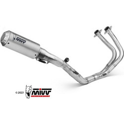 MIVV MK3 Σετ Εξάτμισης για Kawasaki Z 650 με Σιγαστήρα Steel