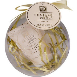 Accentra Gold Vanilla Hand Cream 30ml + Bath Fizzer 80gr