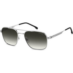 Carrera CA379/S 85K/9K Ανδρικά Γυαλιά Ηλίου Aviator Μεταλλικά Ασημί με Μαύρο Φακό