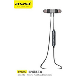 Awei B933BL Ακουστικά Bluetooth In Ear Black