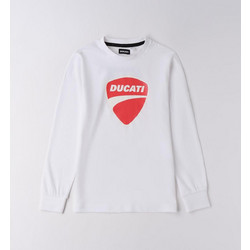 Ducati Παιδικό T-Shirt Μακρυμάνικο Λευκό GF612-0113