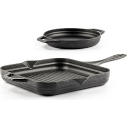 Hosse Kitchen Solagio Σετ Τηγάνια από Ανοξείδωτο Ατσάλι 2τμχ 3800446850375
