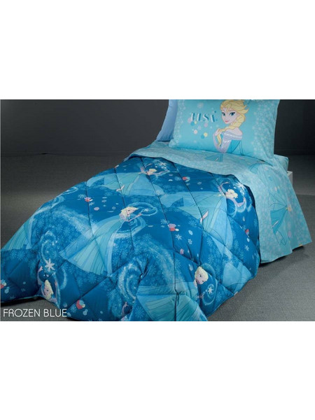 Palamaiki Παιδικό Κουβερλί Μονό Microfiber 170x250 Frozen Μπλε