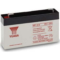 Yuasa NP1.2-6 Μπαταρία VRLA-AGM 6V 1.2Ah