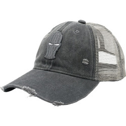 Ghetto 3D Mask Ανδρικό Καπέλο Jockey με Δίχτυ Snapback Υφασμάτινο Ανθρακί