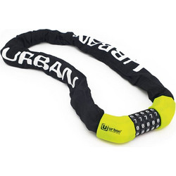 Urban UR890 Αντικλεπτική Κουλούρα Μηχανής 100cm 8mm Μαύρη Κίτρινη