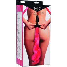 XR Brands Tailz Πρωκτική Σφήνα Diamond Plug 61.6cm Ροζ