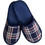 Amaryllis Slippers Χειμερινές Ανδρικές Παντόφλες Navy Μπλε 2211-15