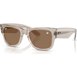 Ray-Ban RB0840S 68701A Ανδρικά Γυαλιά Ηλίου Τετράγωνα Κοκάλινα Καφέ με Καφέ Φακό