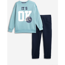 Funky Ok Παιδικό Σετ Φόρμας Γαλάζιο Navy Μπλε 226-117135-2