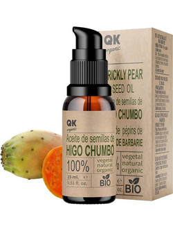 QKnatur Prickly Pear Seed Βιολογικό Αντιγηραντικό Ενυδατικό Λάδι Προσώπου 15ml