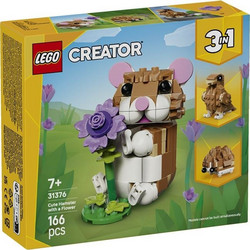 Lego Creator 3-in-1 Cute Hamster with A Flower για 7+ Ετών 31376