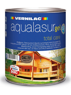 Vernilac Aqualasur Gel Βερνίκι Εμποτισμού Ξύλου Νερού 0.75lt DAC 701