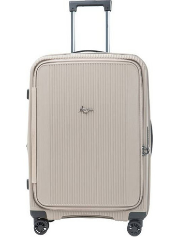 Airplus 29912-05 Βαλίτσα Μεσαία 65x43x26.5cm με 4 Ρόδες Μπεζ