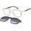 Carrera CA388/C 2M2/Z7 Ανδρικός Σκελετός Γυαλιών Οράσεως με Clip-On Μεταλλικός Χρυσός Μαύρος