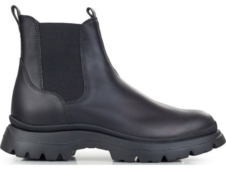 Hogan Ανδρικά Chelsea Μποτάκια Δερμάτινα Μαύρα HXM6920FT20UDM-B999