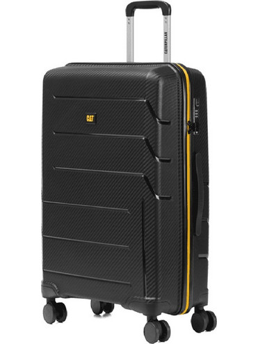 CAT Venture 84922-01 Βαλίτσα Μεσαία 67.5x44.5x25.5cm με 4 Ρόδες Μαύρη