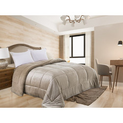 Γαρύφαλλο Κουβερτοπάπλωμα Μονό 160x220 Square Μπεζ