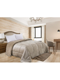 Γαρύφαλλο Κουβερτοπάπλωμα Μονό 160x220 Square Μπεζ