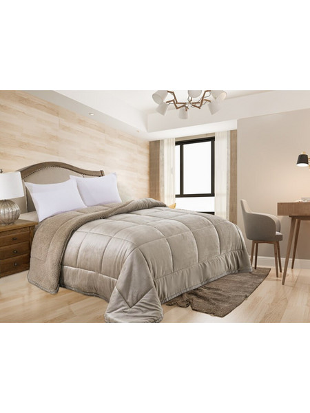 Γαρύφαλλο Κουβερτοπάπλωμα Μονό 160x220 Square Μπεζ
