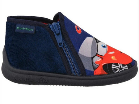Mini Max Mcqueen Χειμερινές Παιδικές Παντόφλες Μποτάκια για Αγόρι Navy Μπλε GMAC