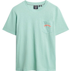 Superdry Γυναικείο Αθλητικό T-Shirt Τιρκουάζ W1011642A-2MD